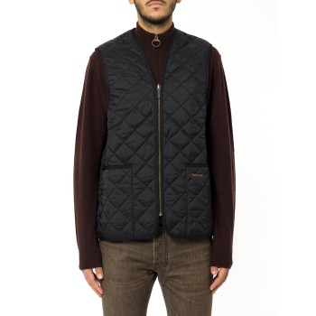 Gilet trapuntato/fodera con zip Barbour