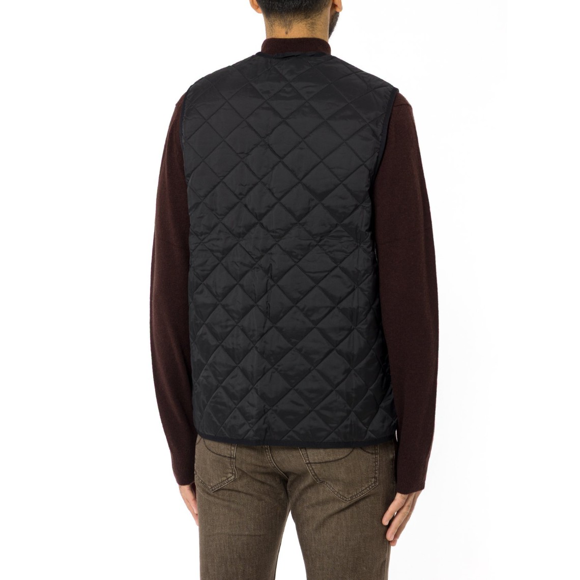 Gilet trapuntato/fodera con zip Barbour