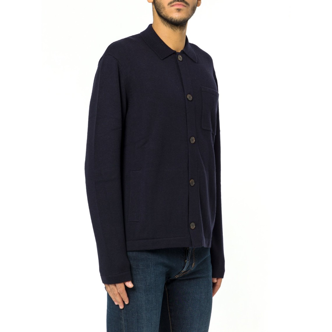 Cardigan in lana Bellam Barbour