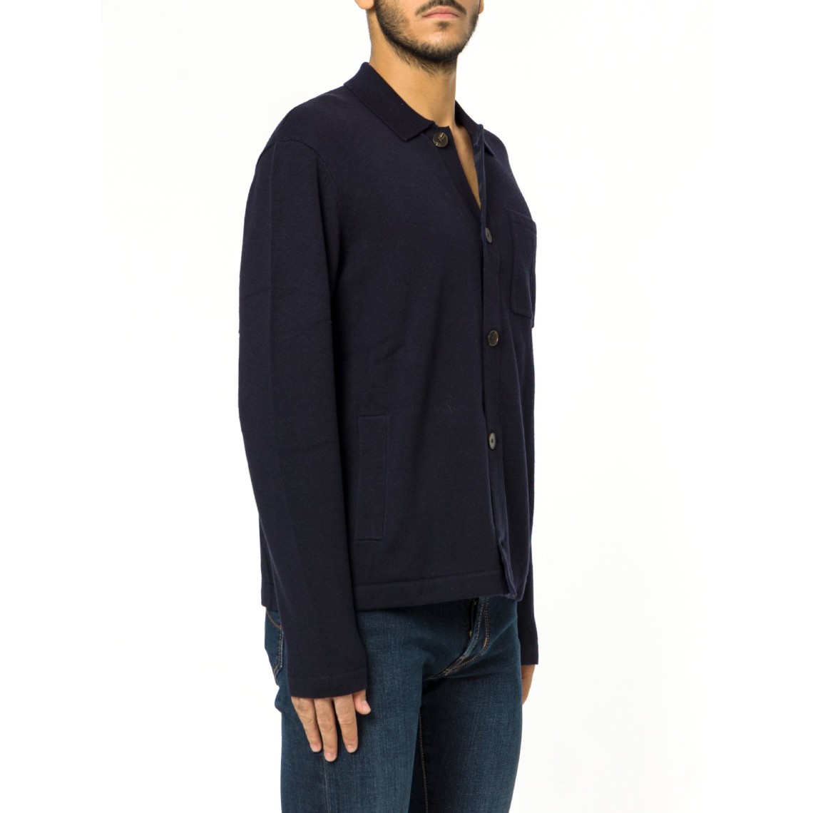 Cardigan in lana Bellam Barbour
