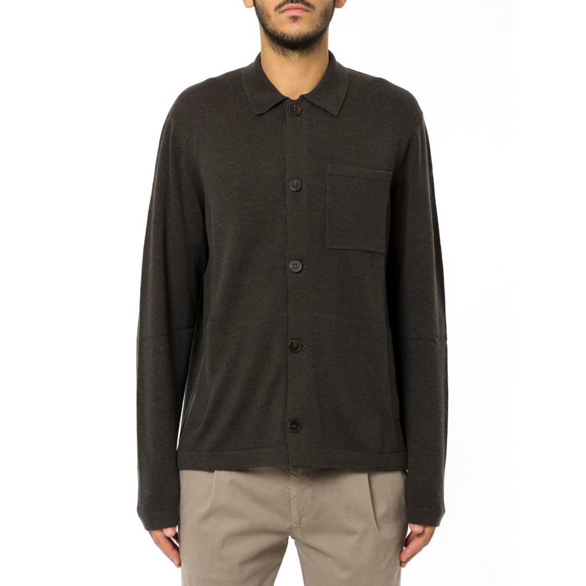 Cardigan in lana Bellam Barbour