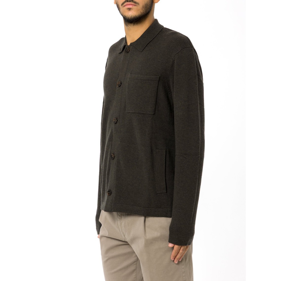 Cardigan in lana Bellam Barbour