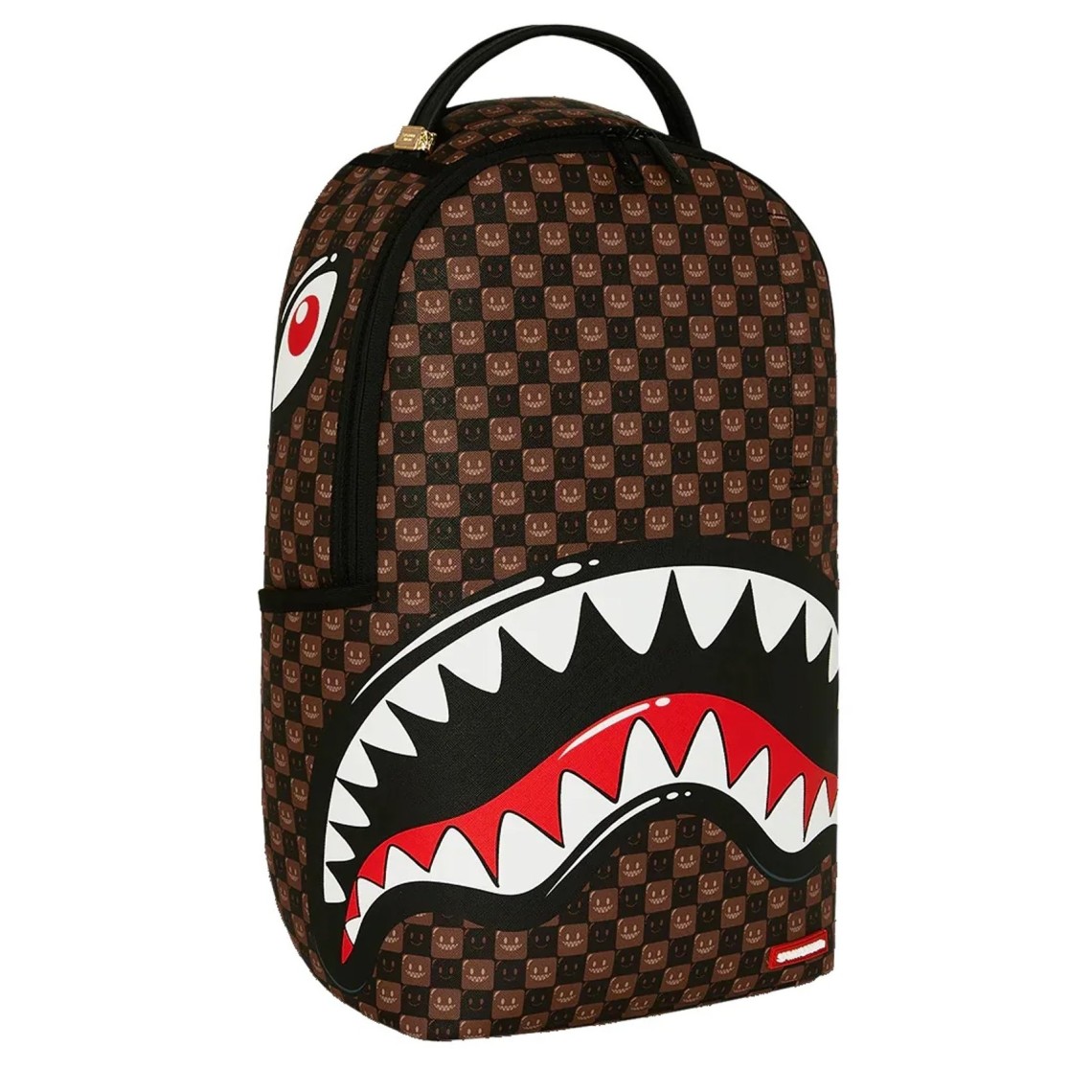 Zaino Sharks in Paris WTF Bubble Brown Check Sprayground